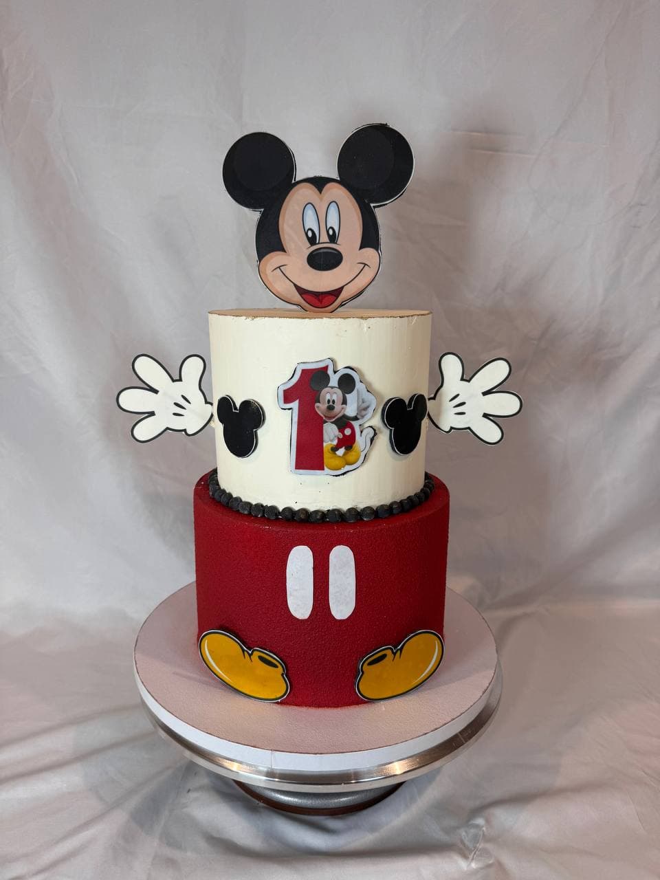 Mickey Mouse-themed cake